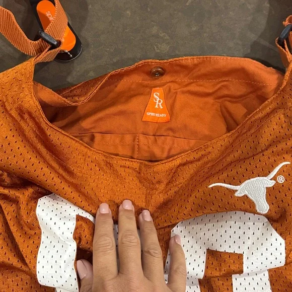 NEW Texas Longhorn jersey bag/purse. Button closure. 16” wide. 14” tall. - Picture 3 of 3